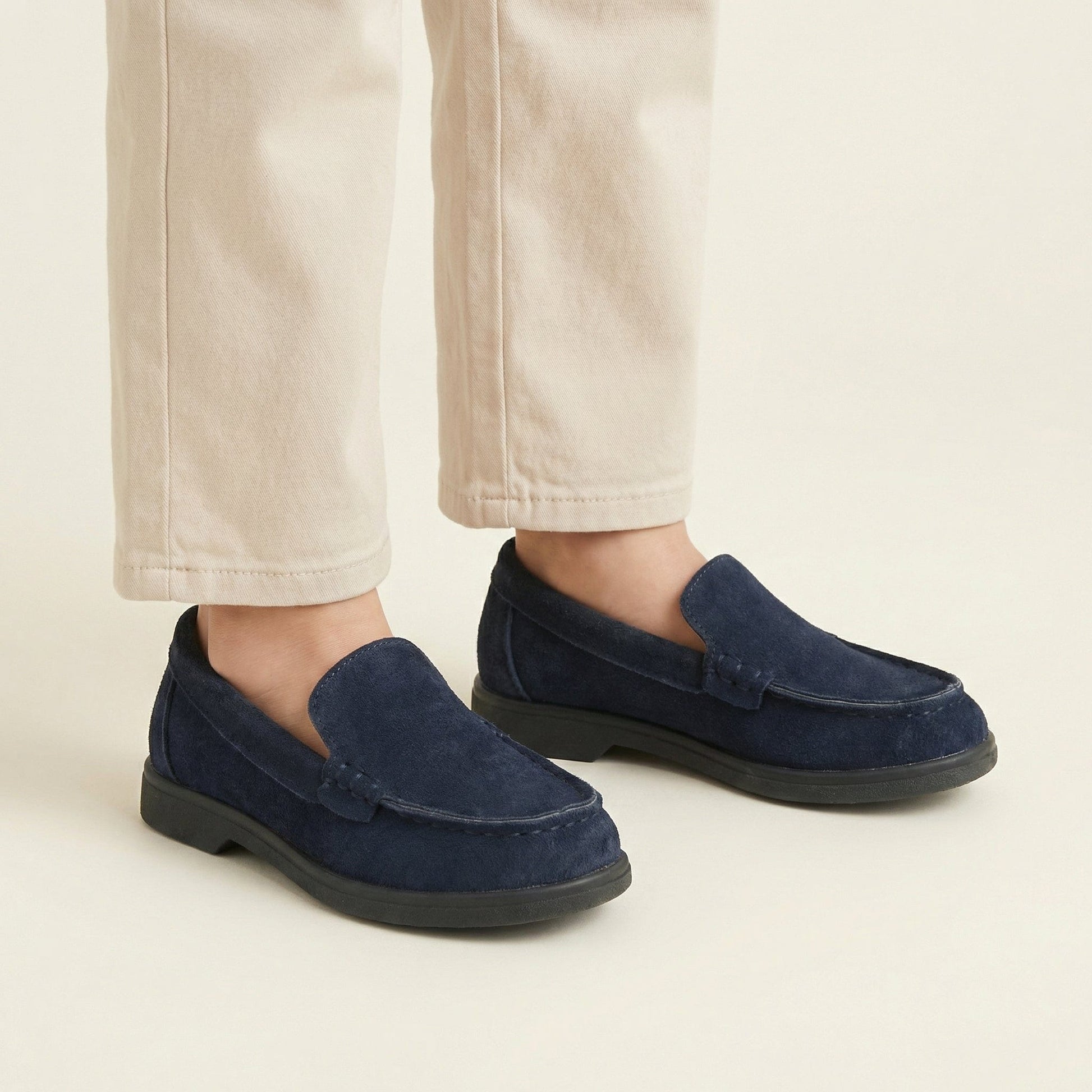 Mocassin Enfant Garçon avec Petit Talon