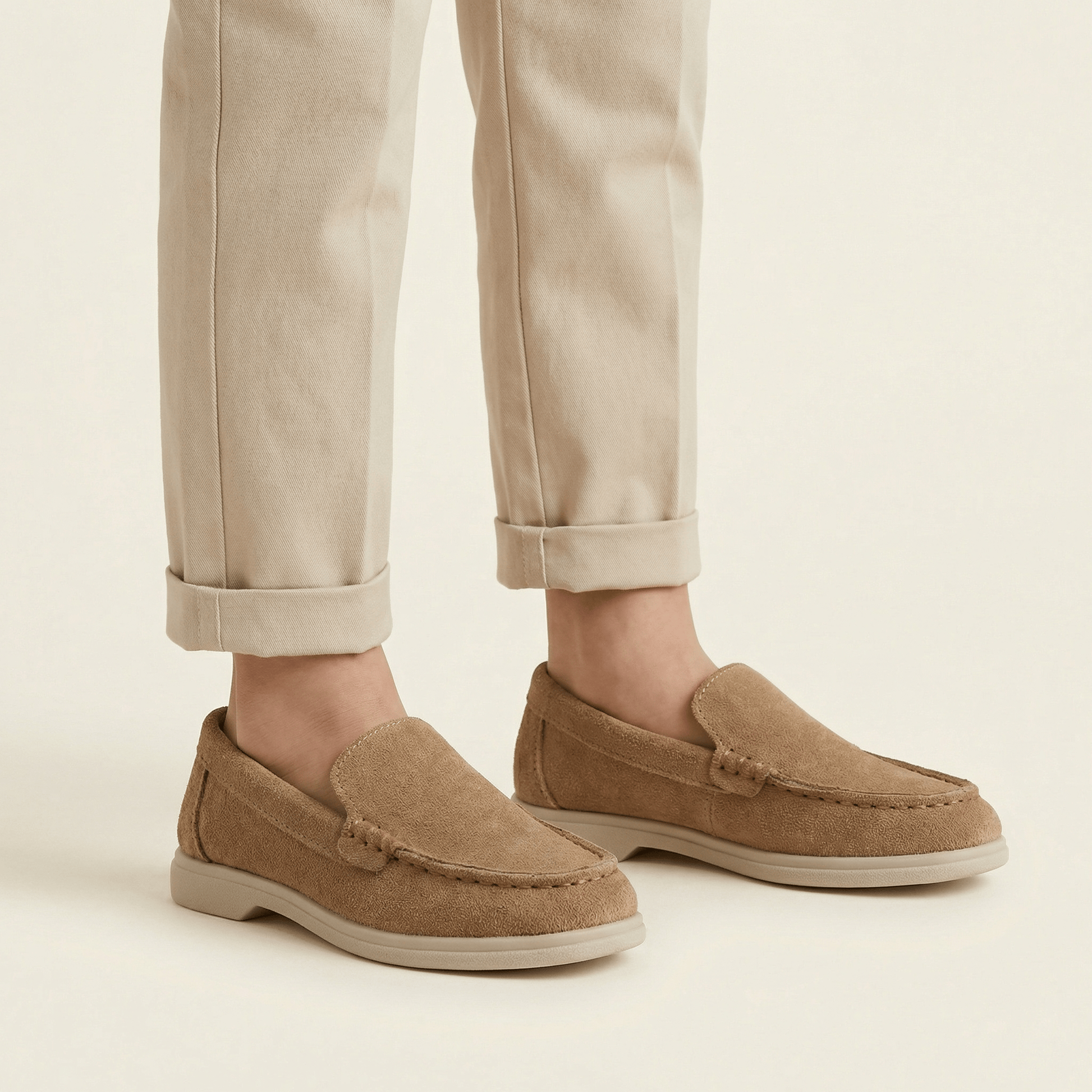 Mocassin Enfant Garçon avec Petit Talon