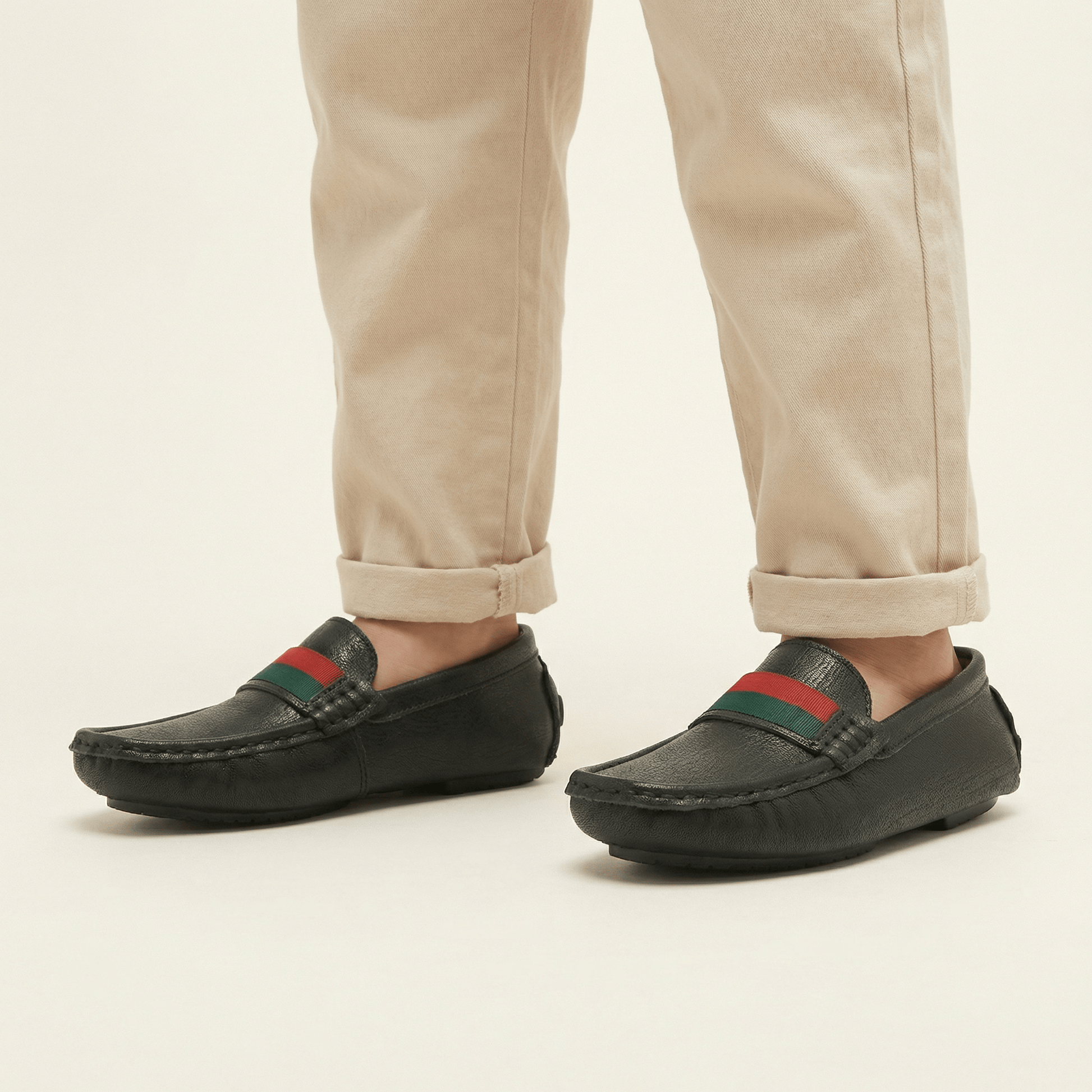Mocassin Enfant Garçon en Cuir Chic