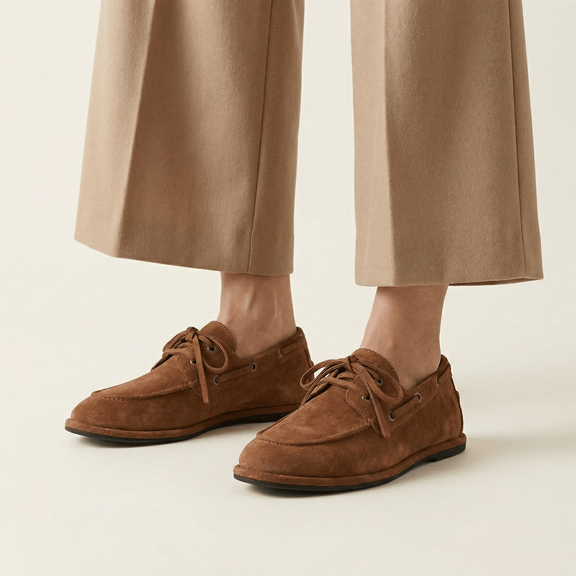 Mocassin Femme à Lacets