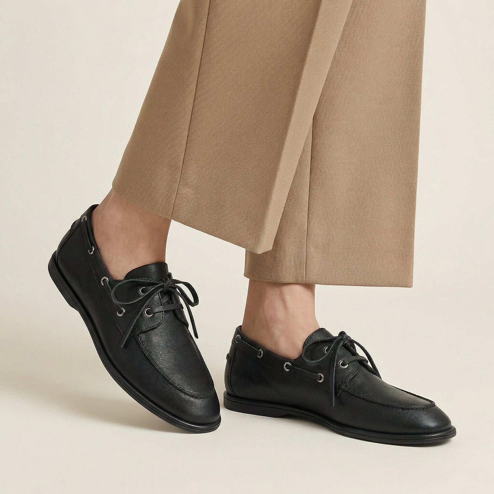Mocassin Femme à Lacets