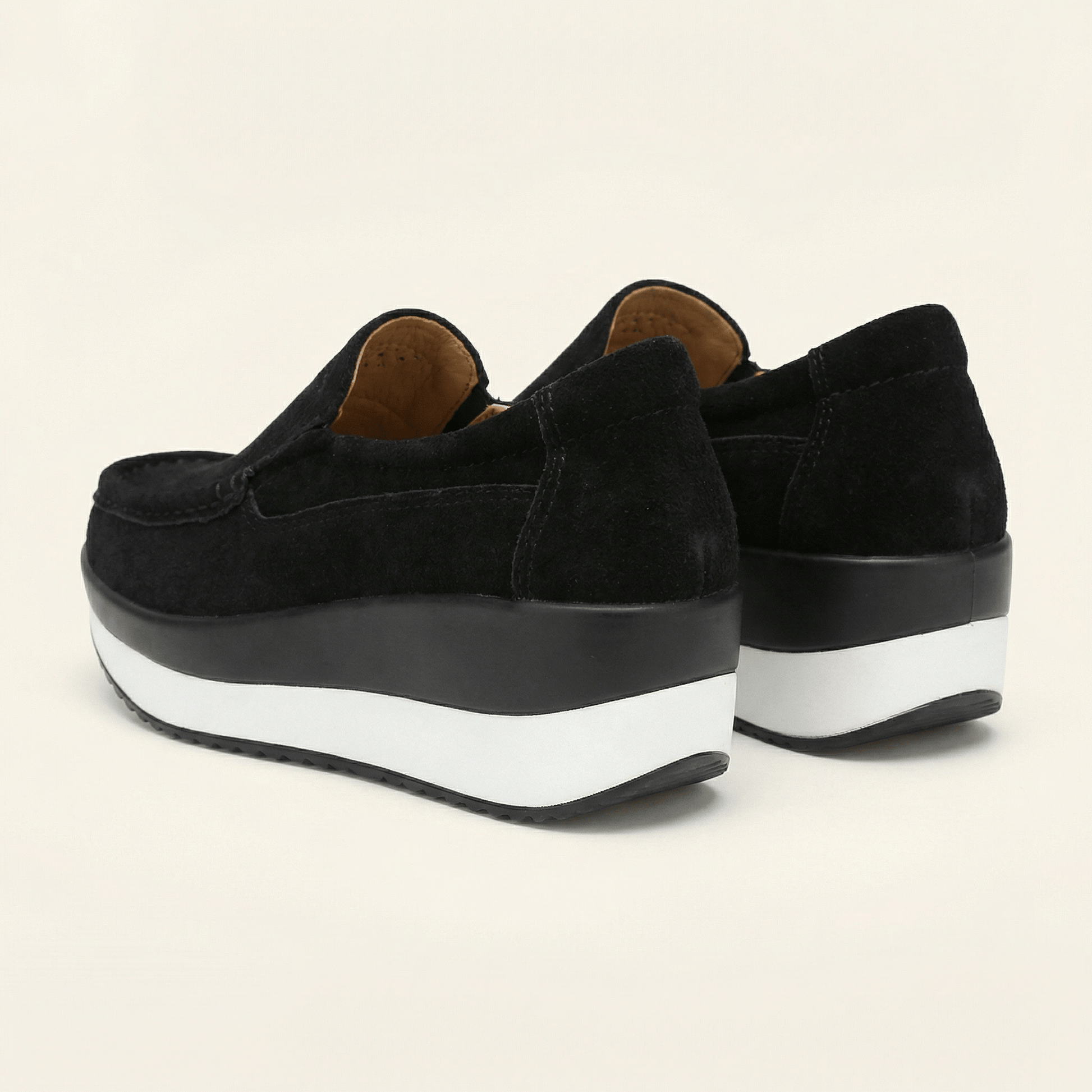 Mocassin Femme Compensé Confort