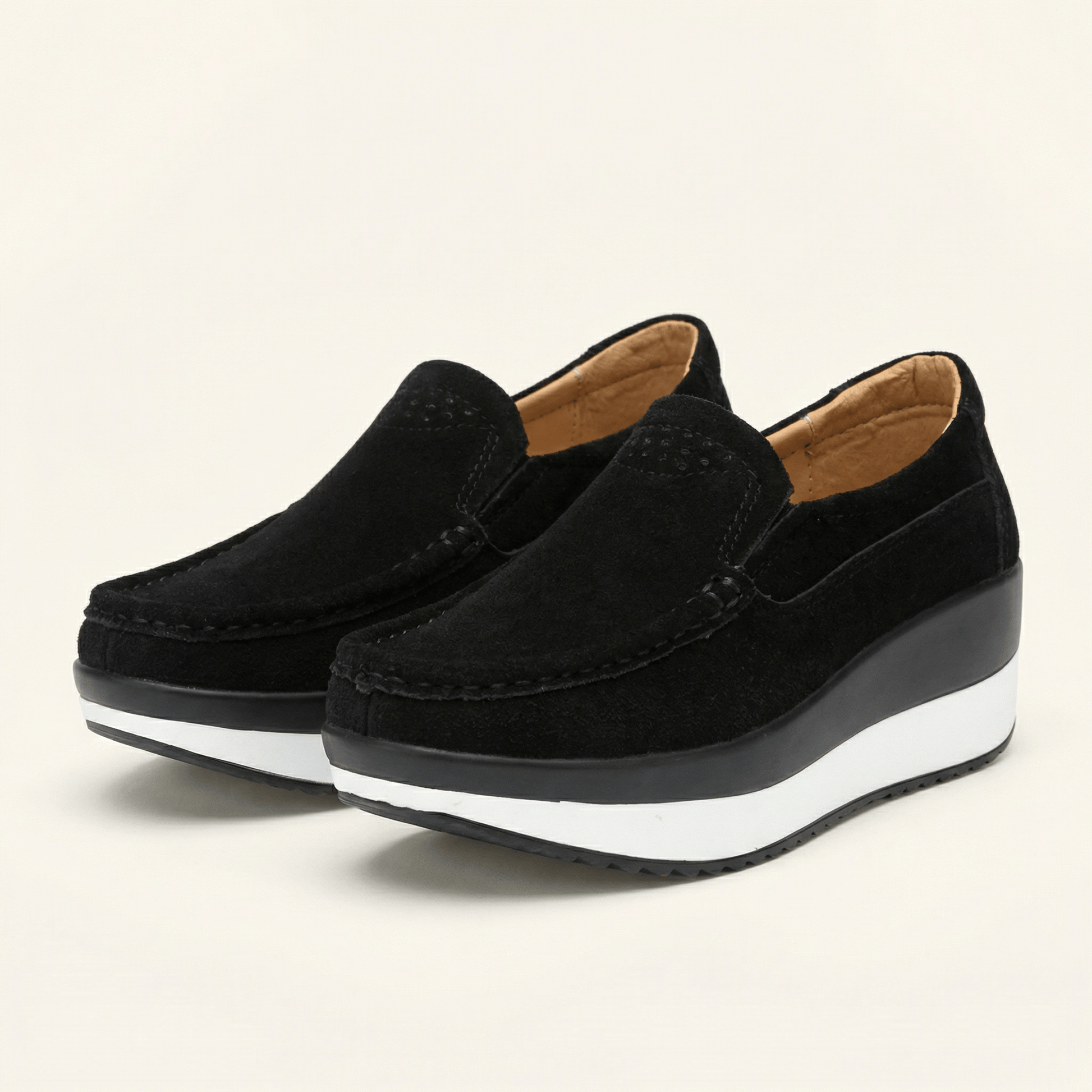 Mocassin Femme Compensé Confort