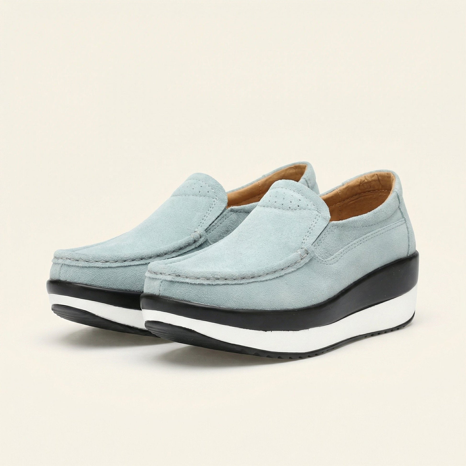 Mocassin Femme Compensé Confort