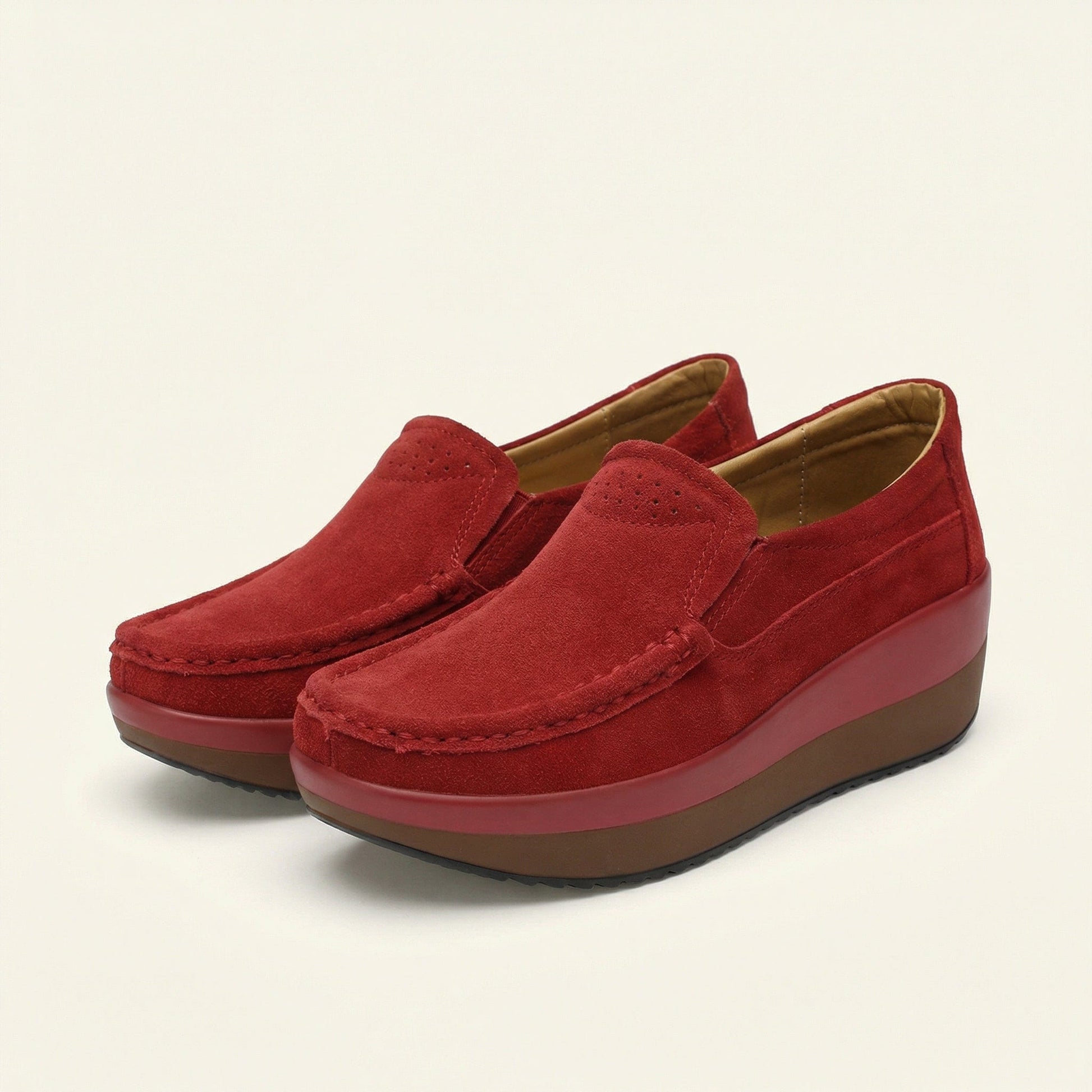 Mocassin Femme Compensé Confort