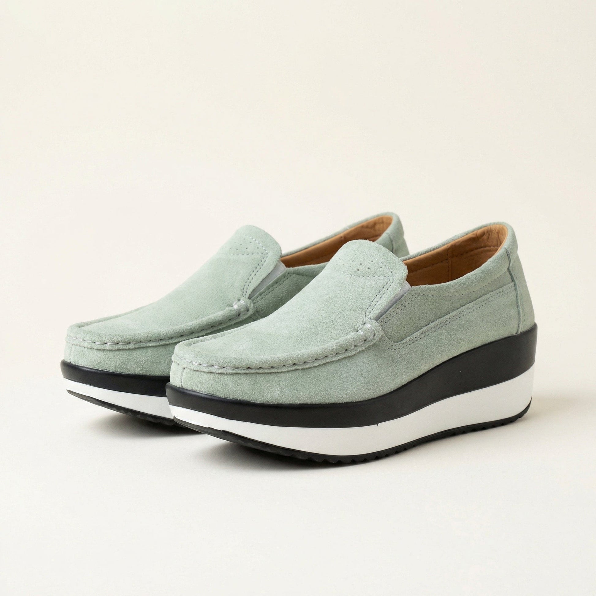 Mocassin Femme Compensé Confort