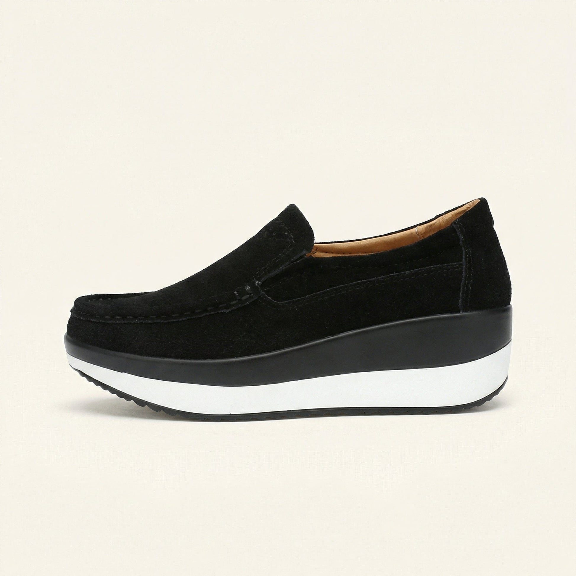 Mocassin Femme Compensé Confort