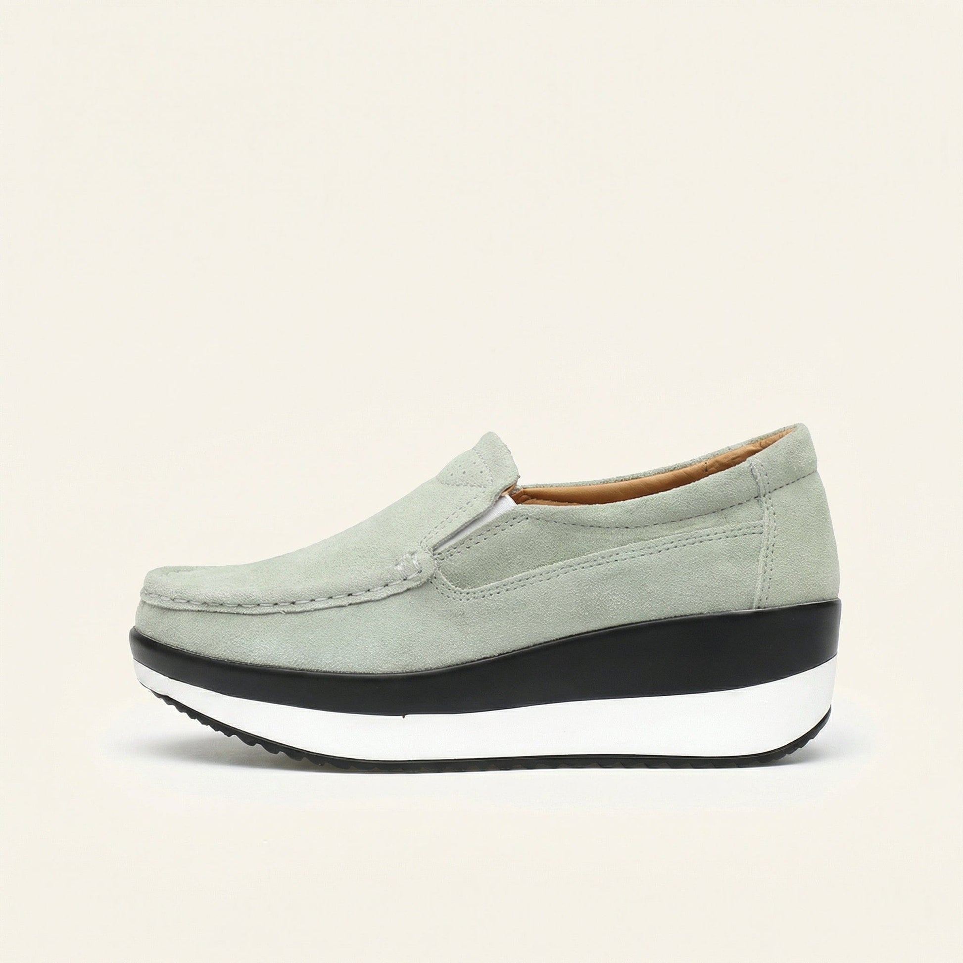 Mocassin Femme Compensé Confort