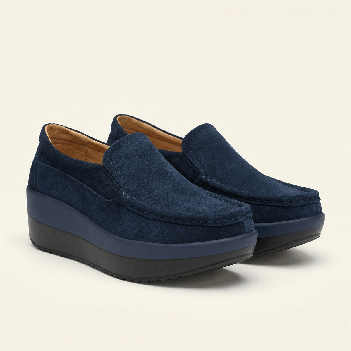 Mocassin Femme Compensé Confort