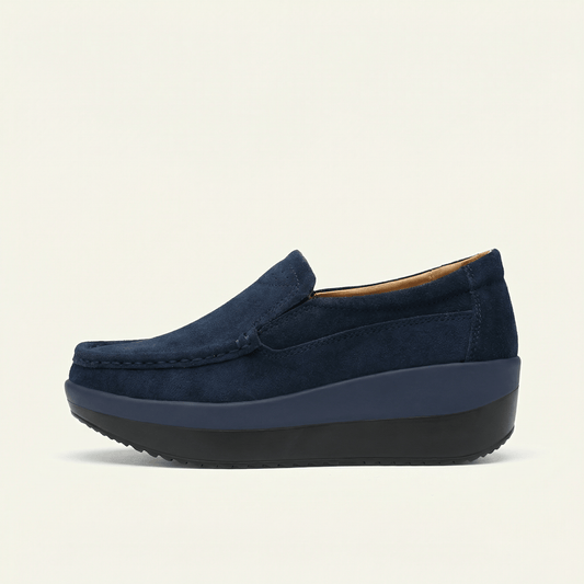 Mocassin Femme Compensé Confort
