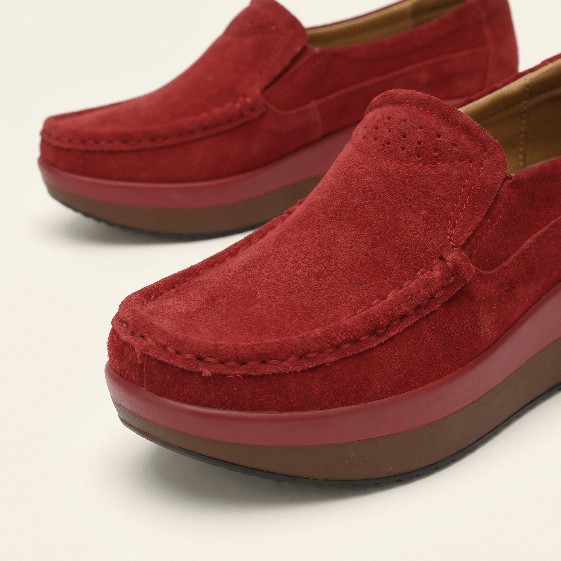 Mocassin Femme Compensé Confort