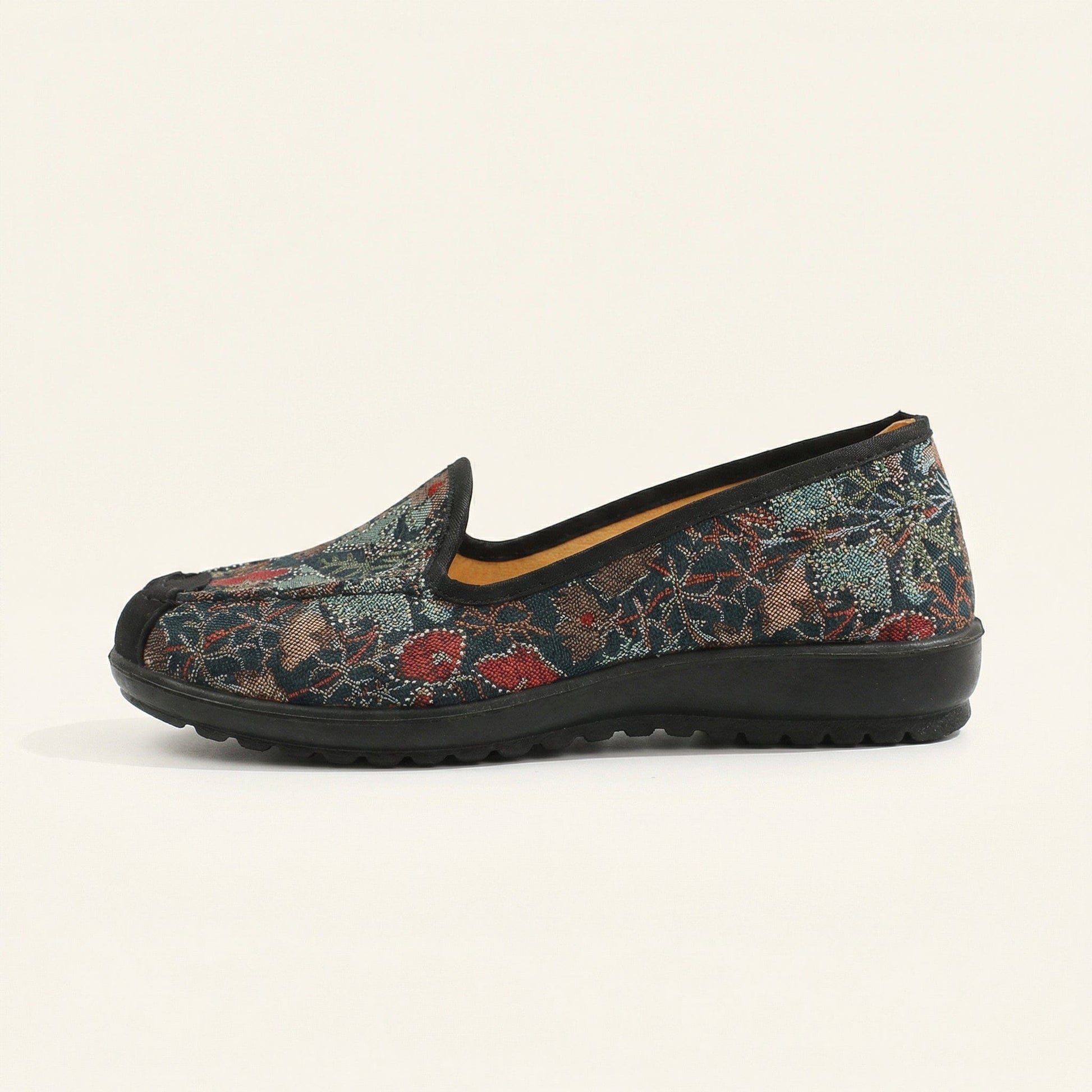 Mocassin Femme Confort en Tissu