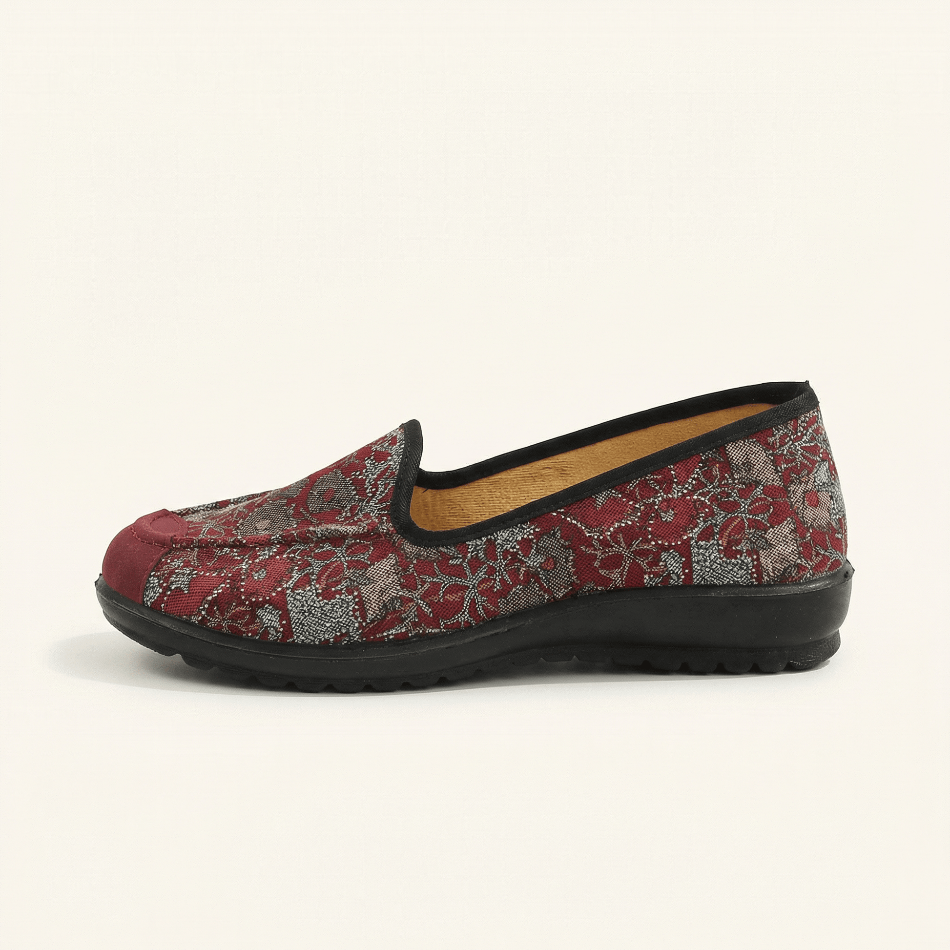 Mocassin Femme Confort en Tissu