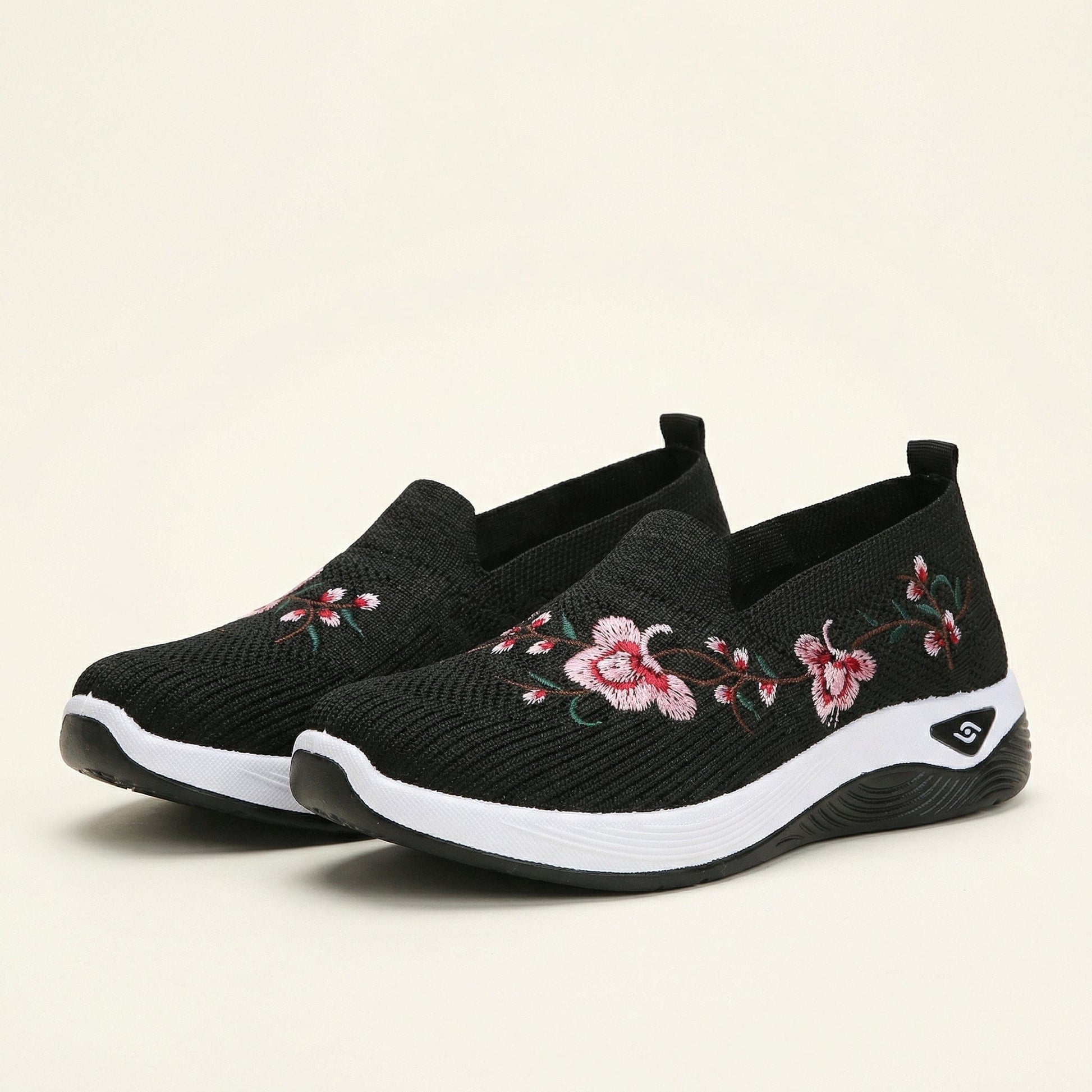 Mocassin Femme en Tissu Imprimé Floral