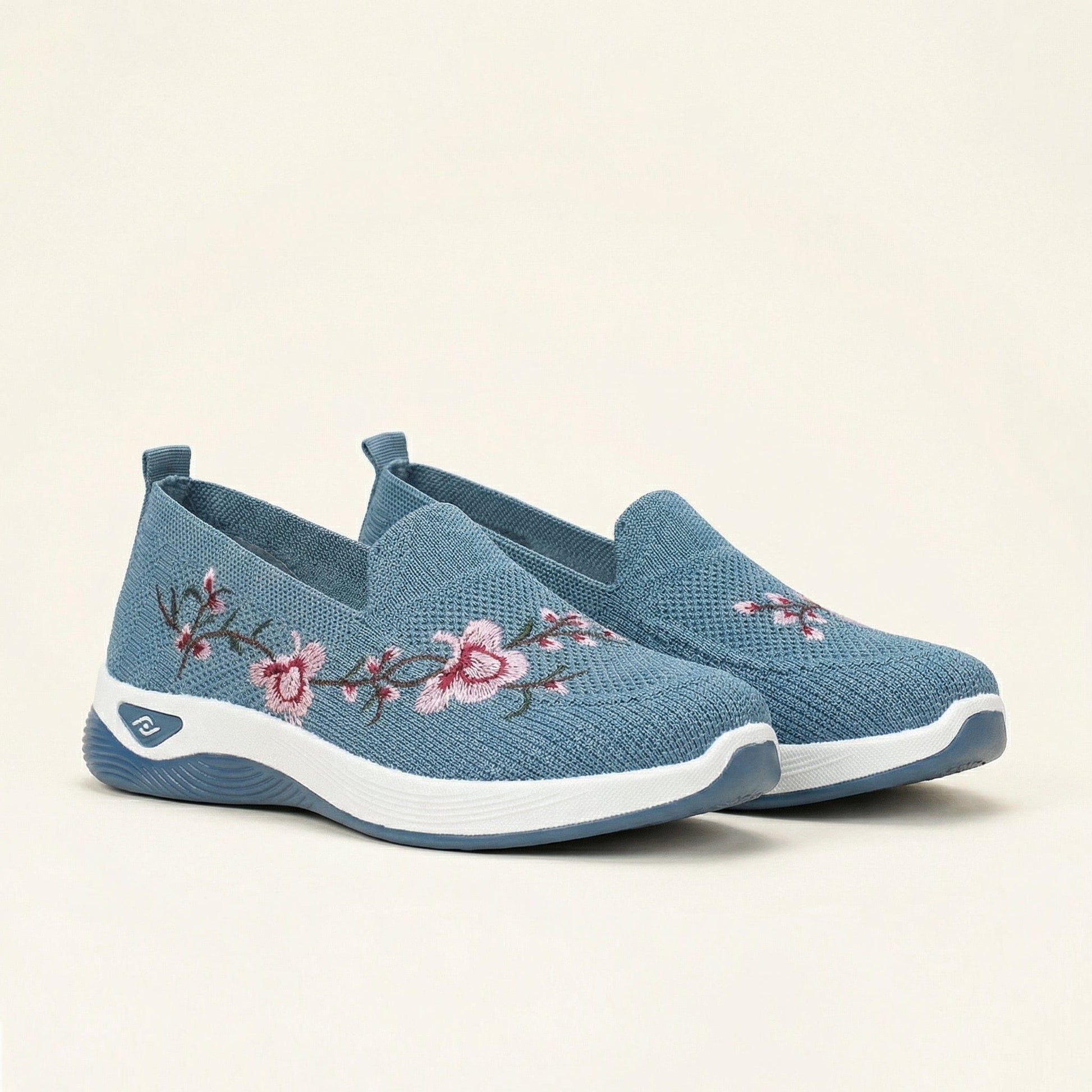 Mocassin Femme en Tissu Imprimé Floral