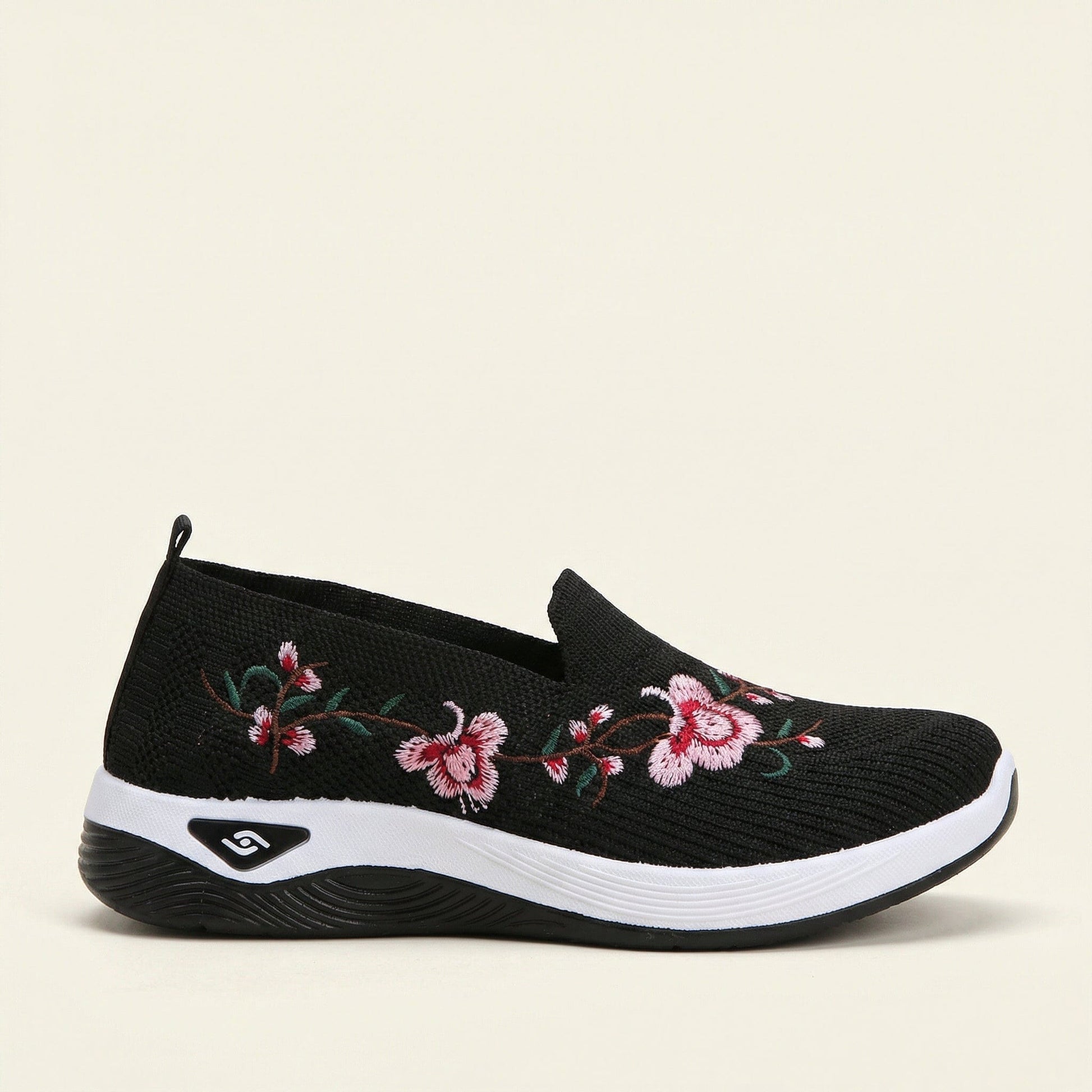 Mocassin Femme en Tissu Imprimé Floral