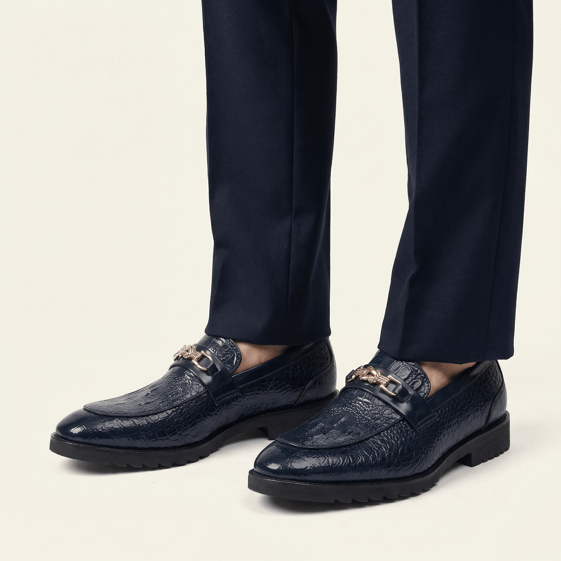 Mocassin Homme à Mors à Semelle Épaisse