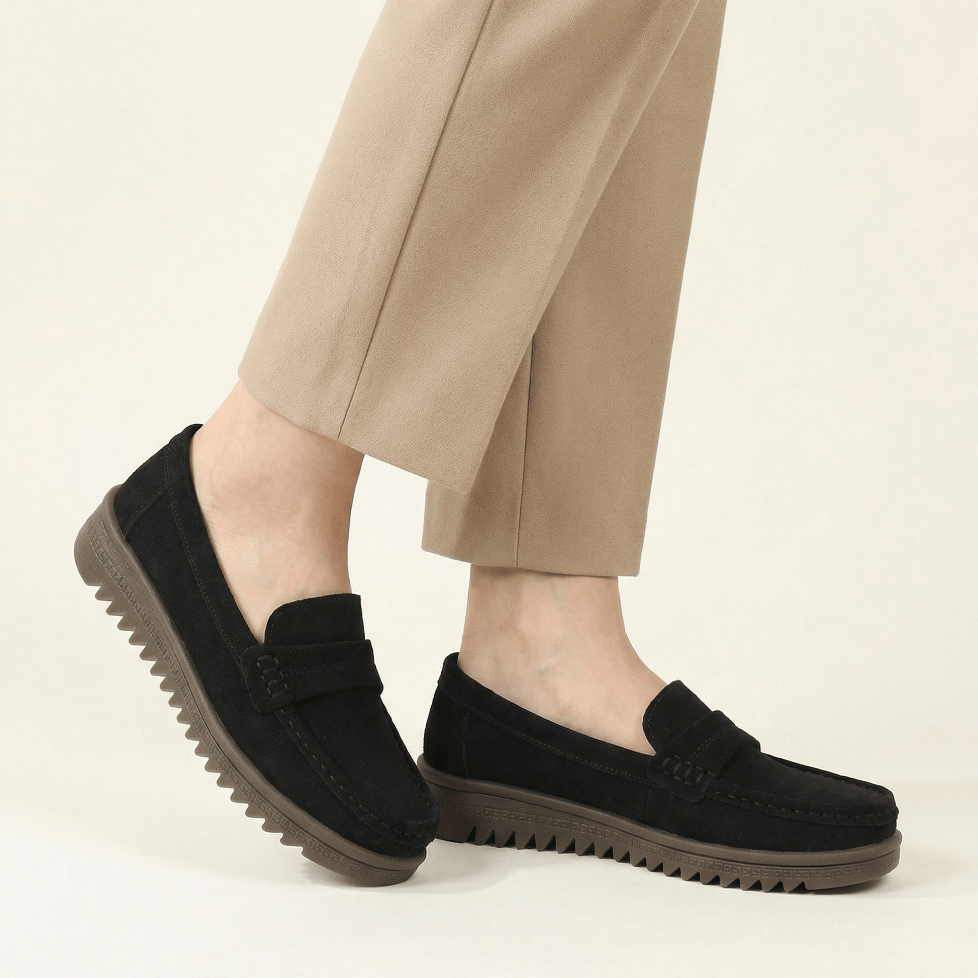 Mocassin Femme Penny en Velours