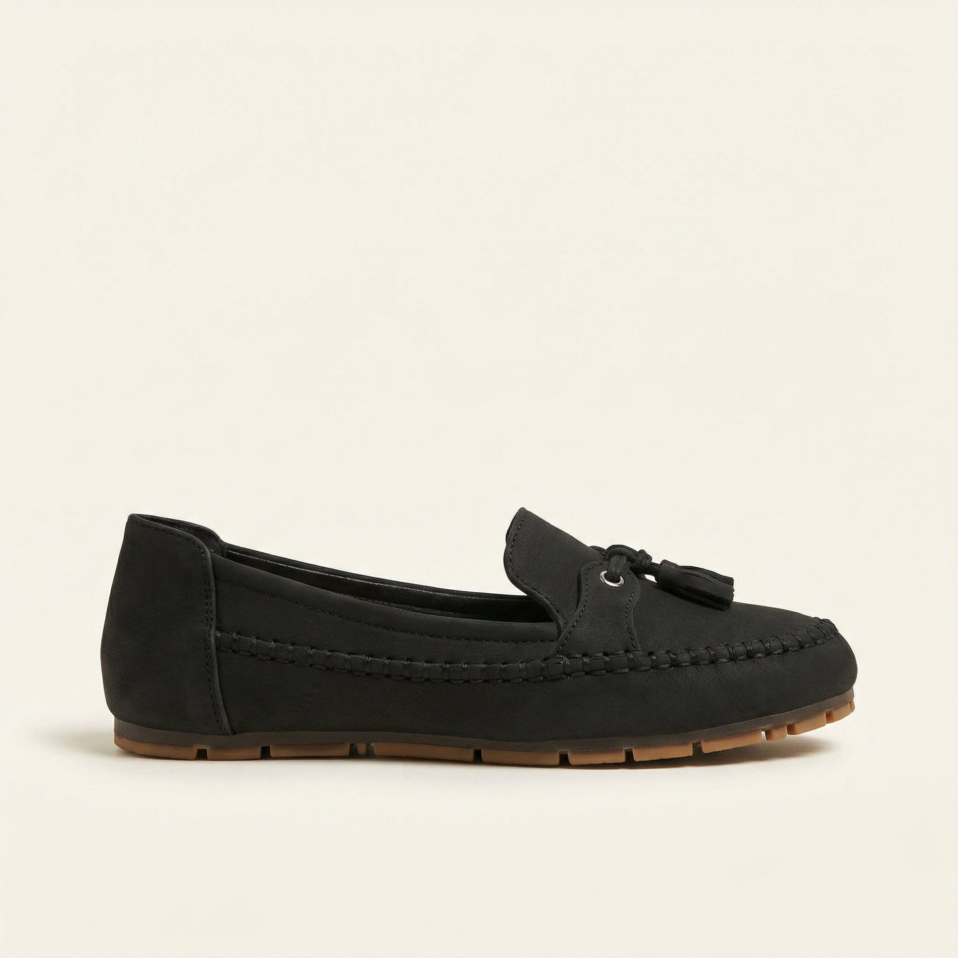 Mocassin Femme Plat à Pampilles