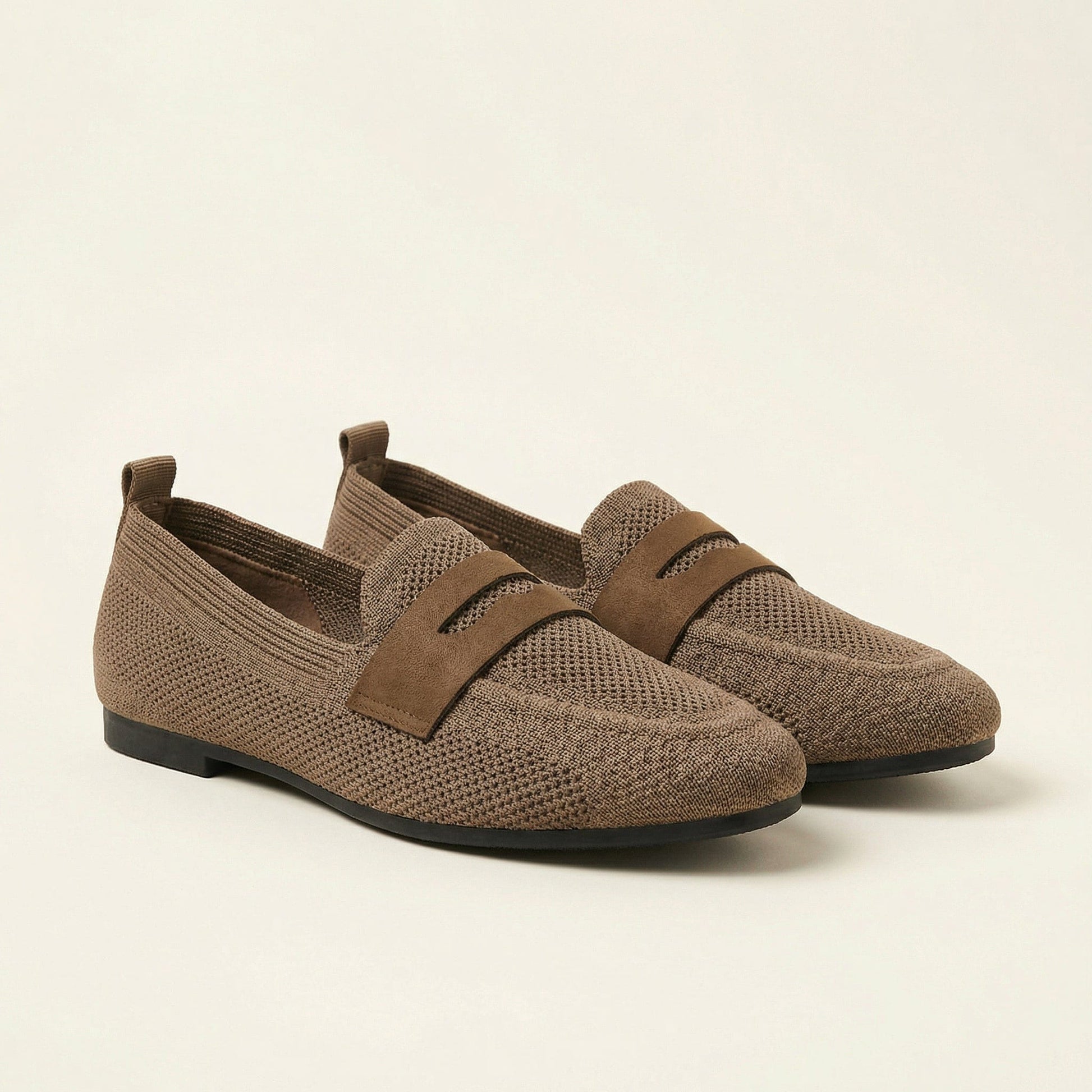 Mocassin Femme Tissu Style Penny Loafer