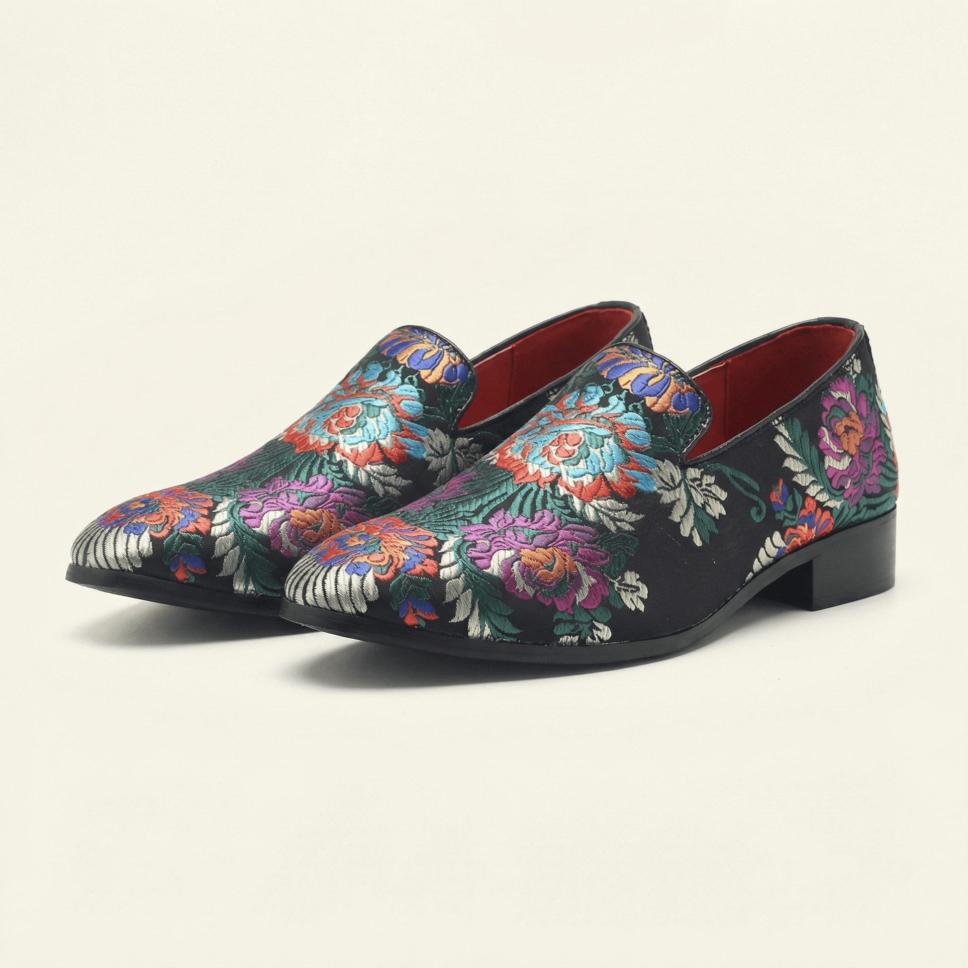 Mocassin Habillé à Imprimé Floral