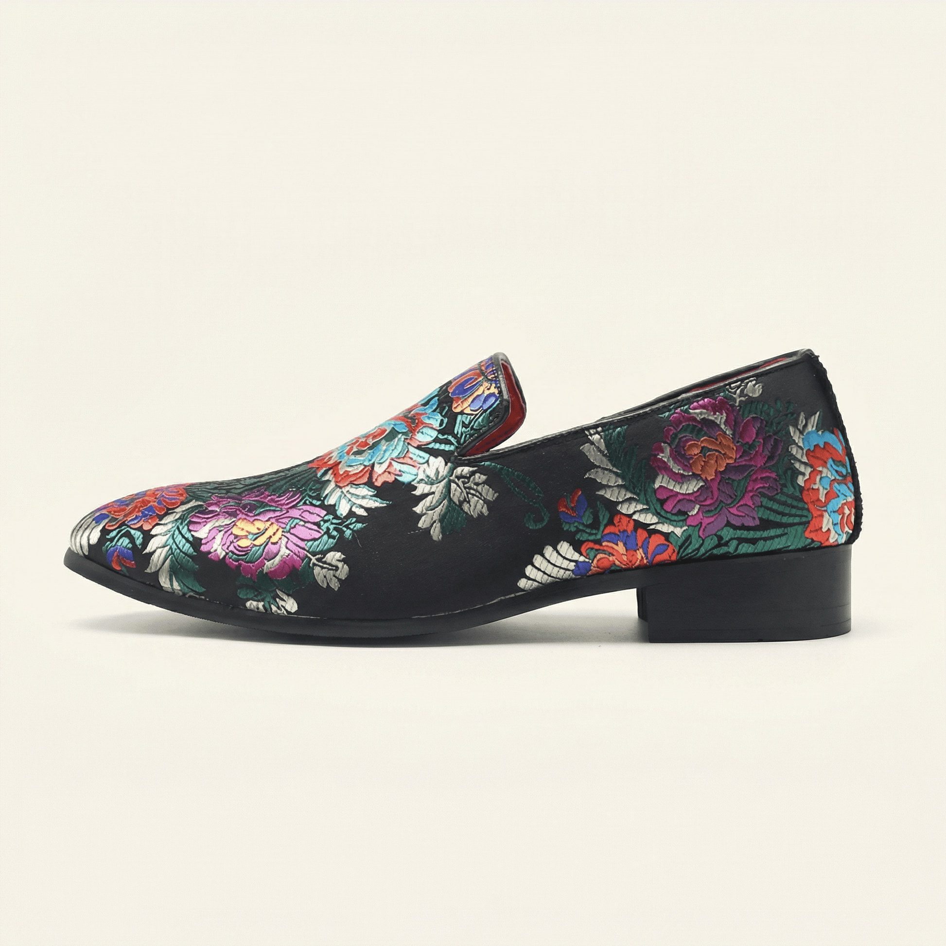 Mocassin Habillé à Imprimé Floral