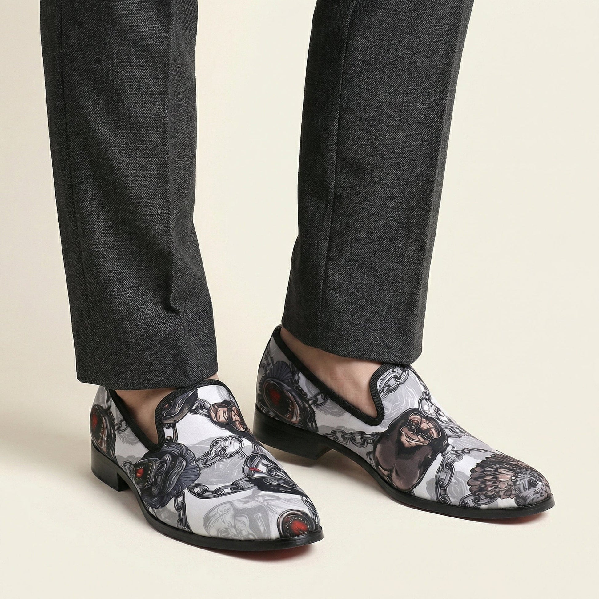 Mocassin Habillé à Imprimé Gorille