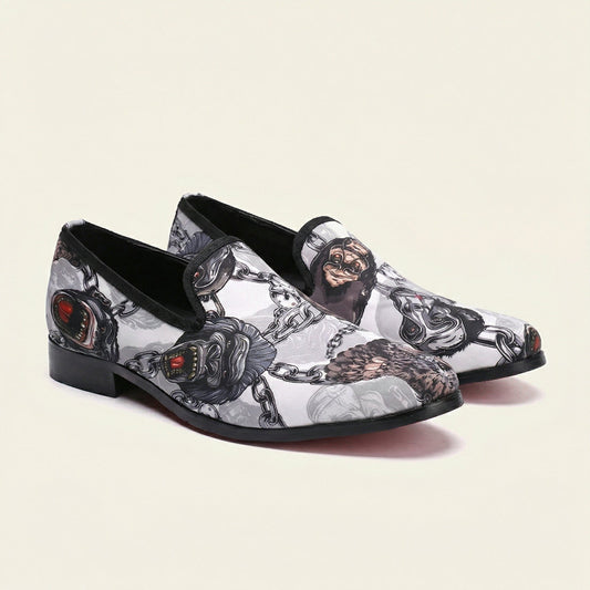 Mocassin Habillé à Imprimé Gorille