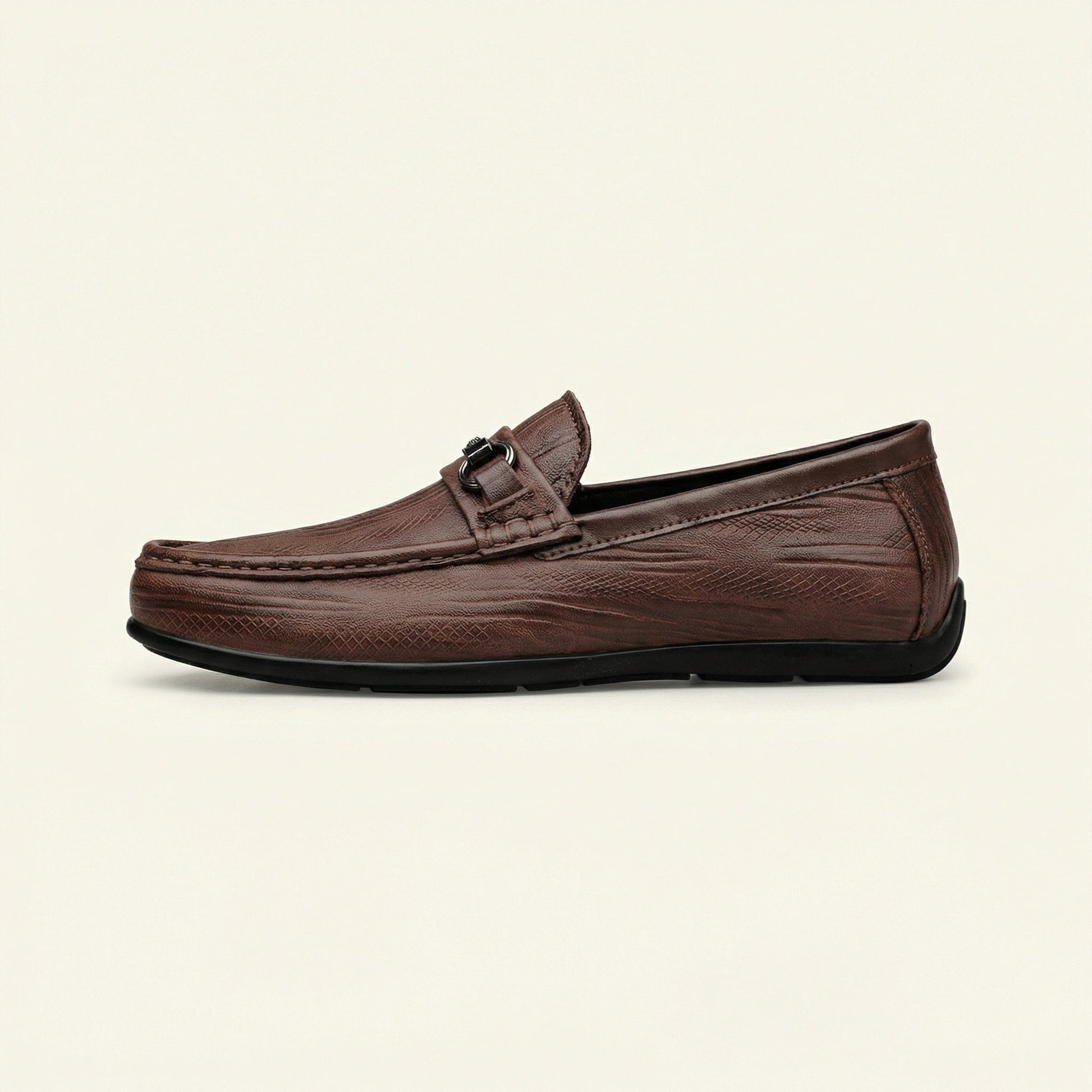 Mocassin Homme à Mors en Cuir
