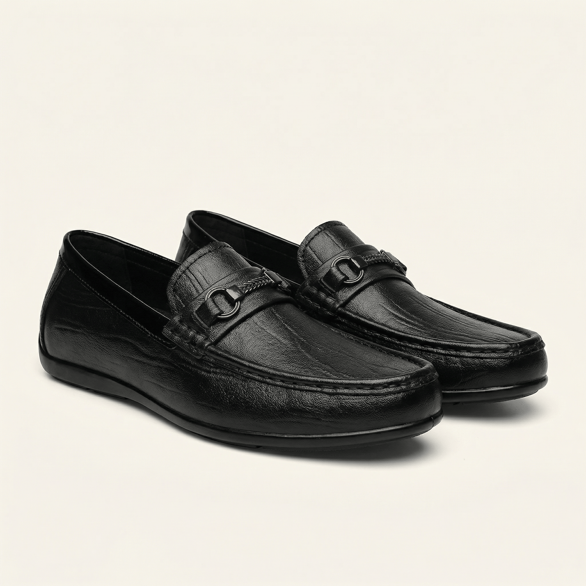 Mocassin Homme à Mors en Cuir