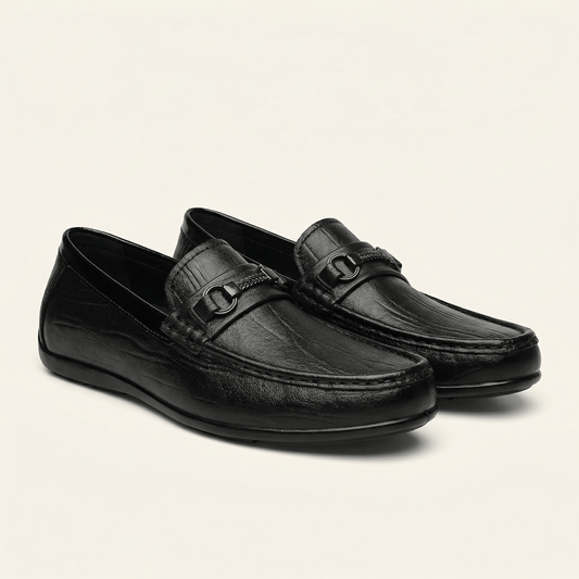 Mocassin Homme à Mors en Cuir