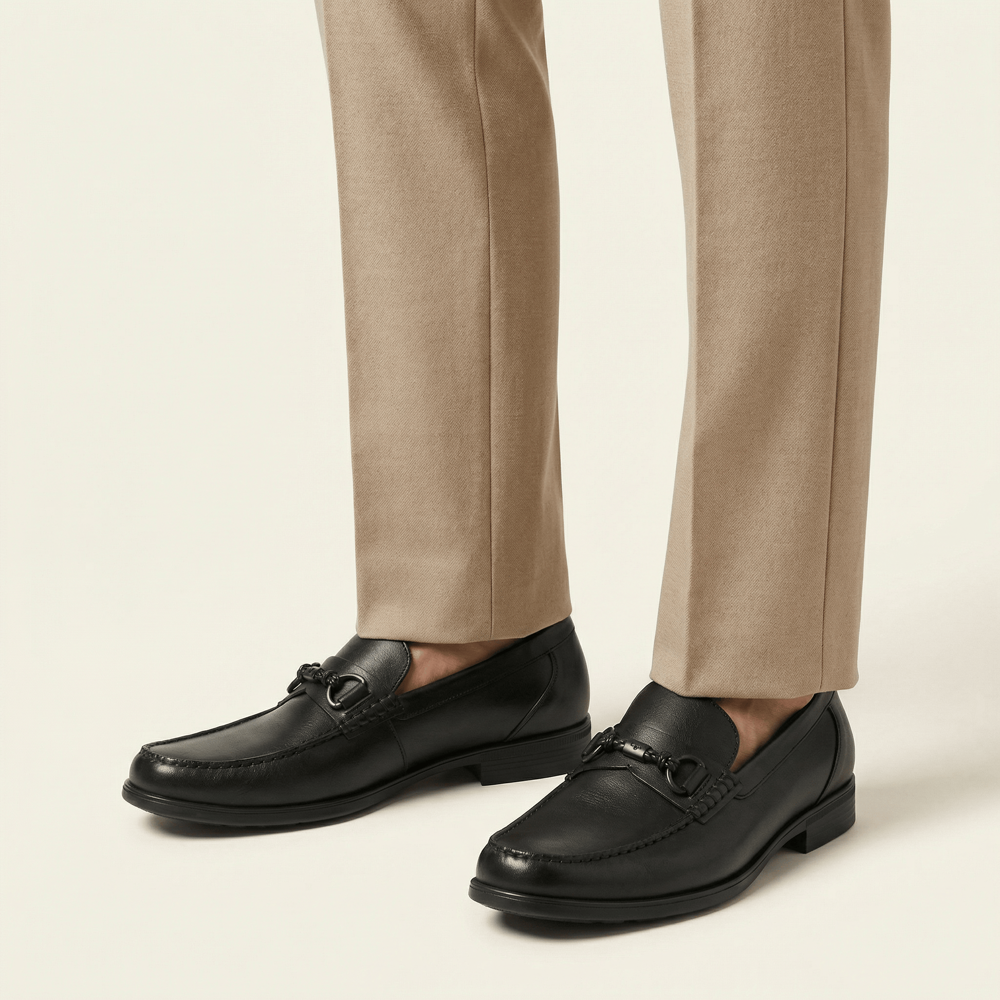 Mocassin Homme à Mors en Cuir Patiné