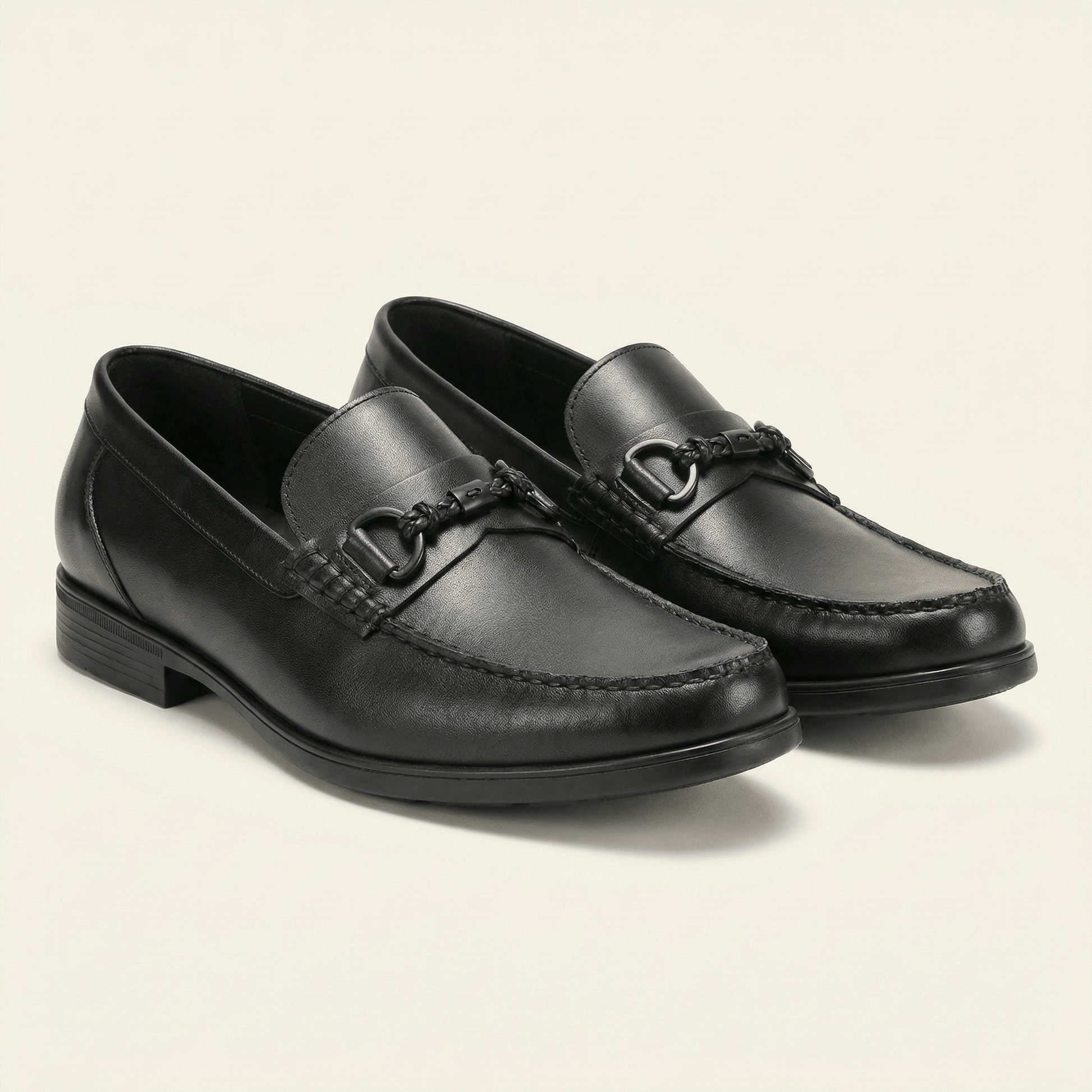 Mocassin Homme à Mors en Cuir Patiné