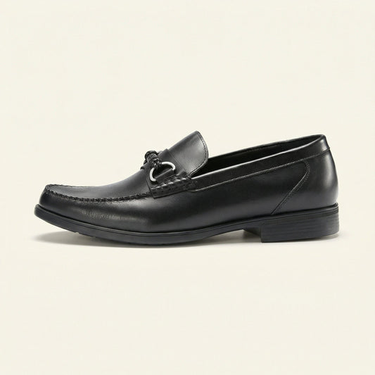 Mocassin Homme à Mors en Cuir Patiné