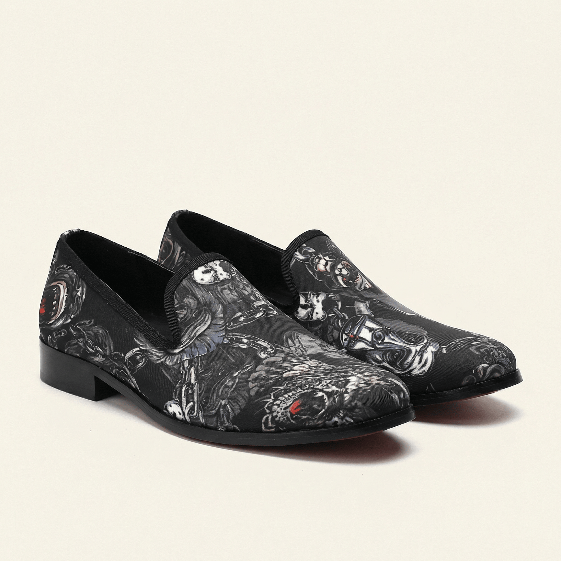 Mocassin Homme à Motif Artistique