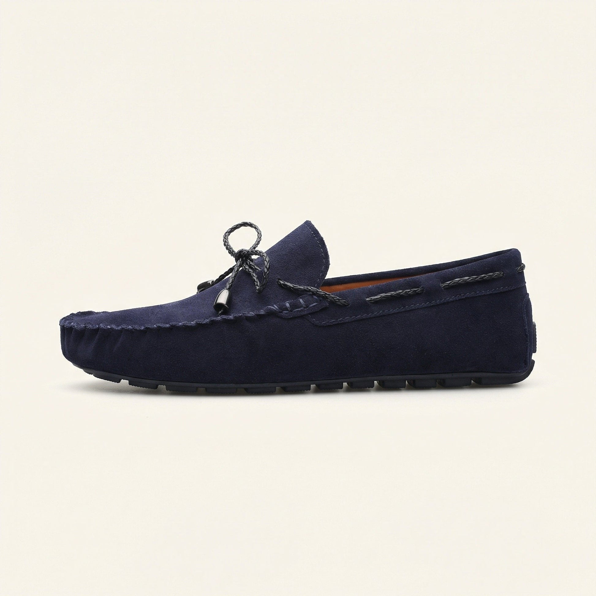 Mocassin Homme en Suédine avec Lacets
