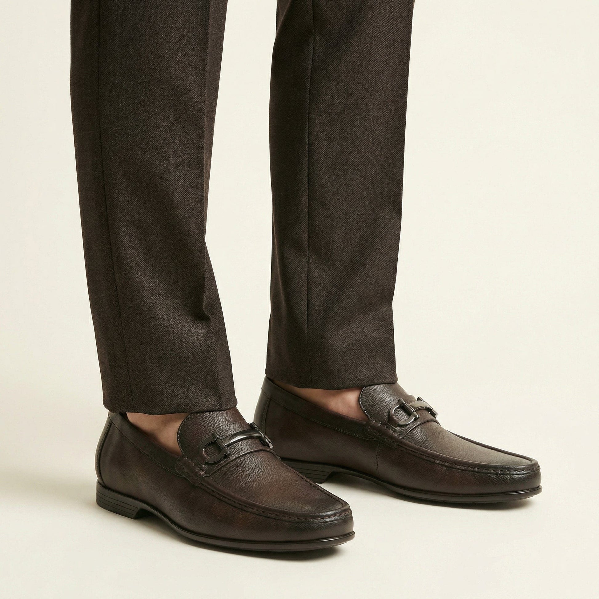 Mocassin Homme Classique à Mors en Cuir
