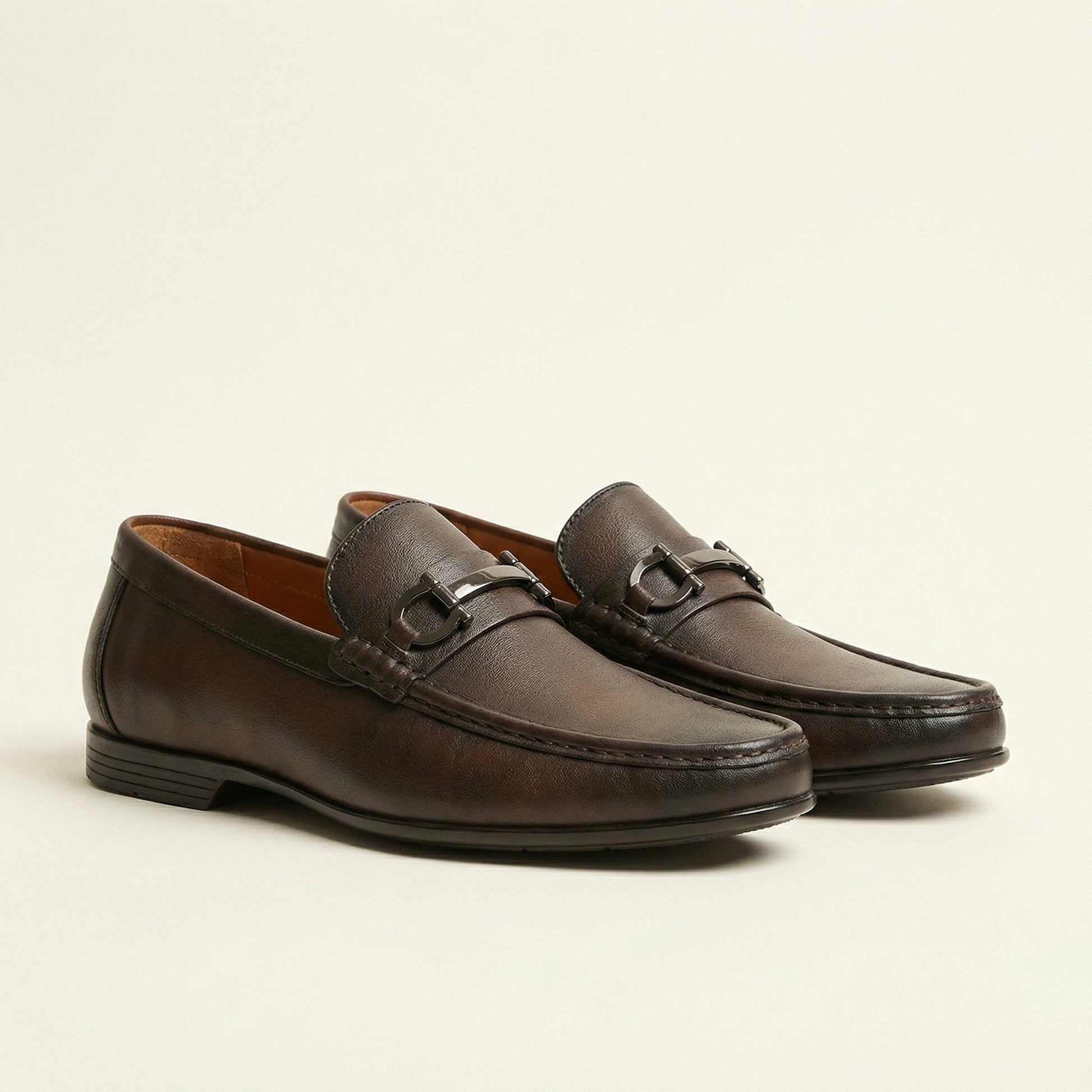 Mocassin Homme Classique à Mors en Cuir