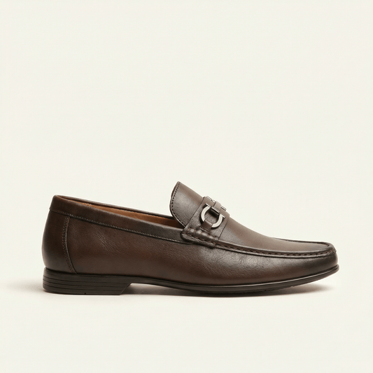 Mocassin Homme Classique à Mors en Cuir