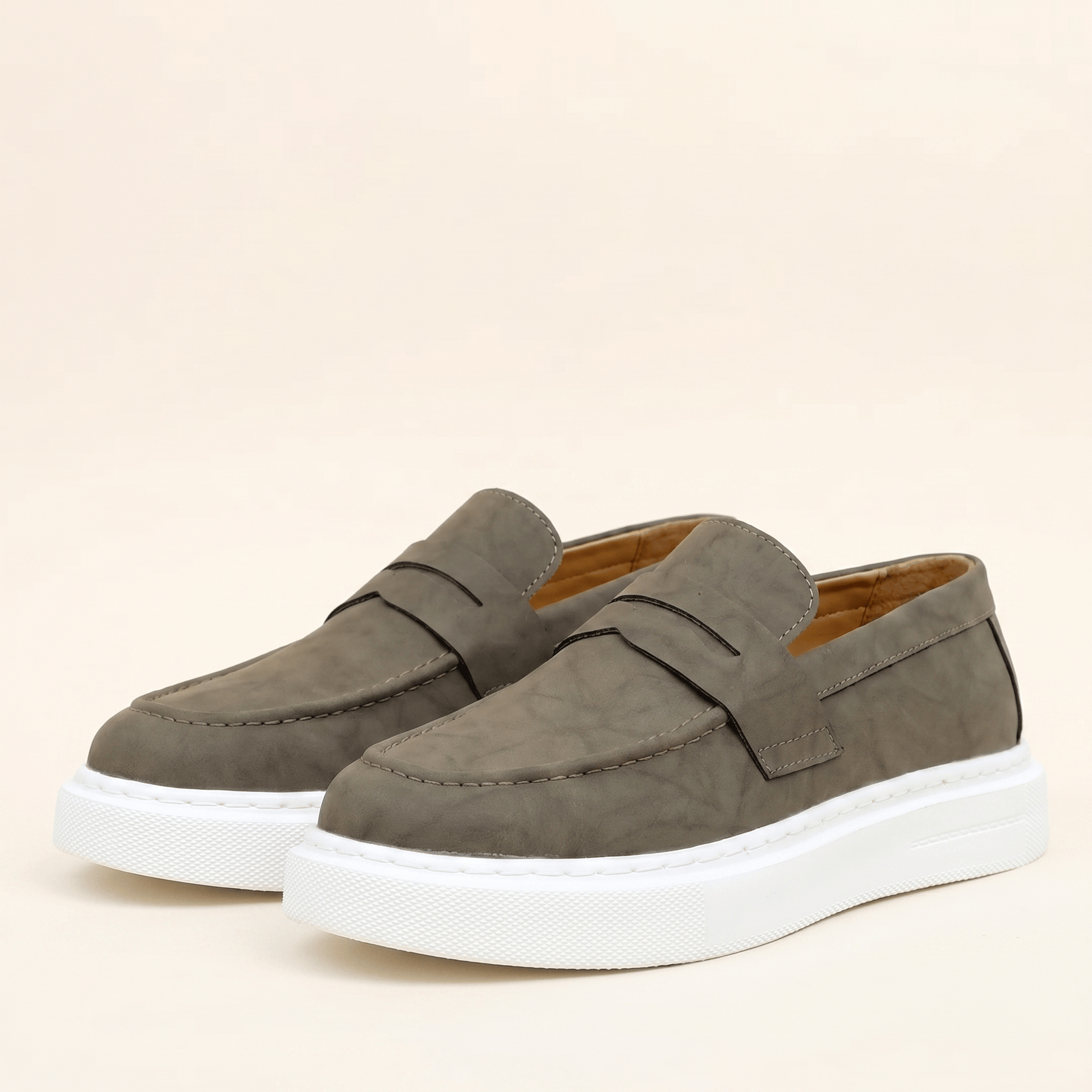 Mocassin Homme Compensé à Bande