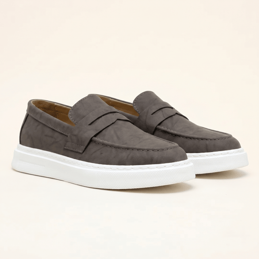 Mocassin Homme Compensé à Bande