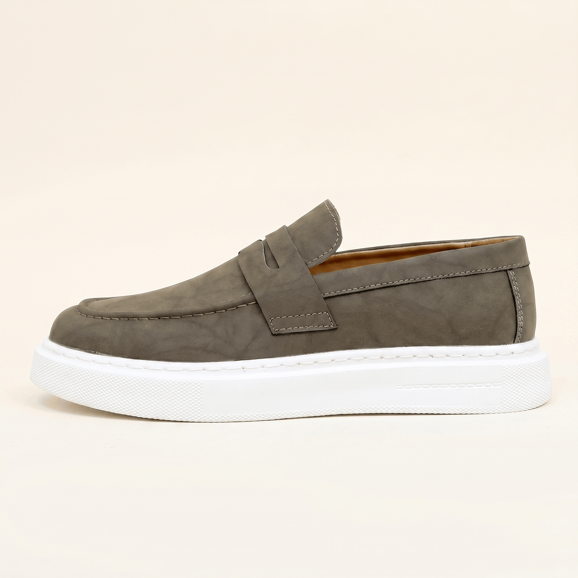 Mocassin Homme Compensé à Bande