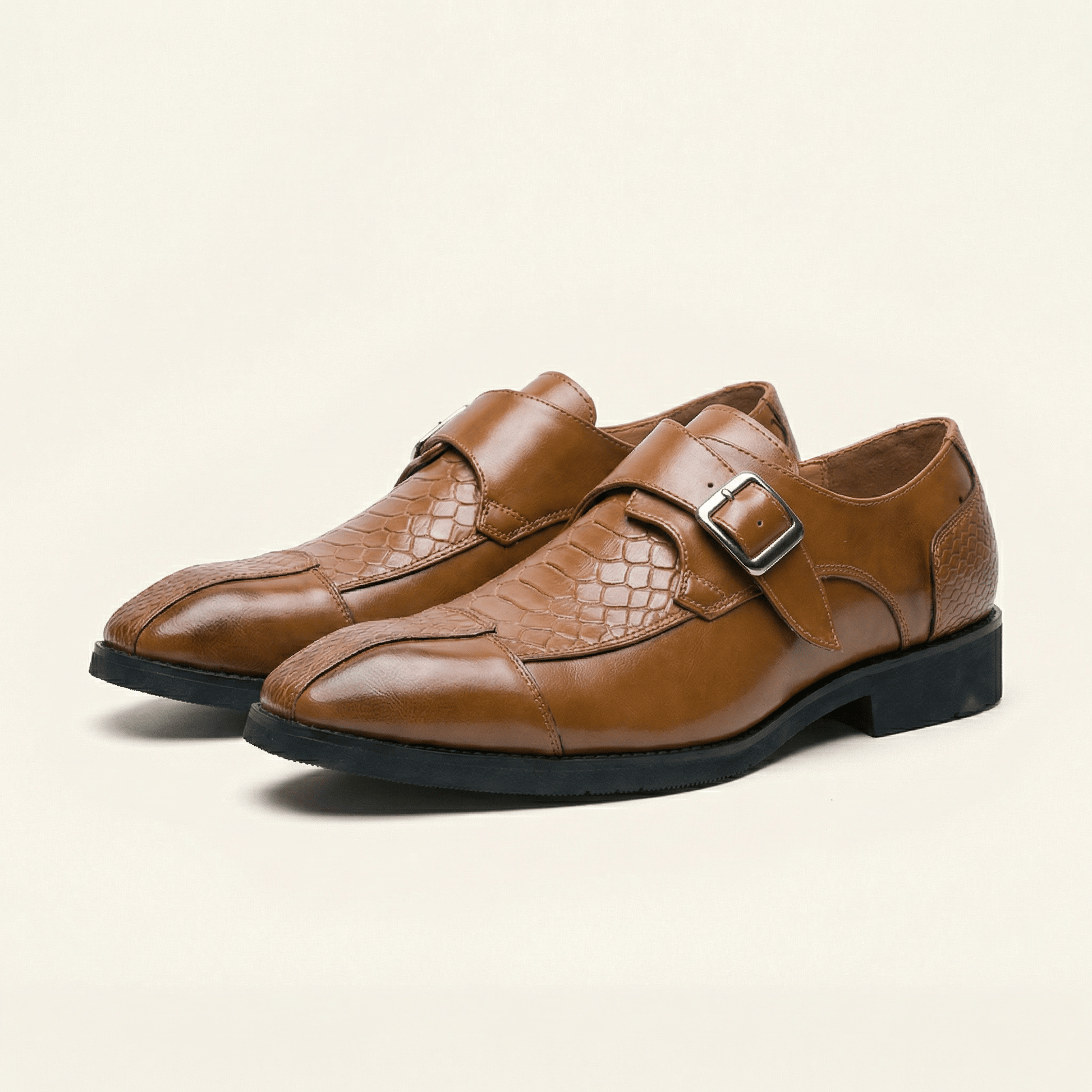 Mocassin Homme Habillé à Boucle Décorative
