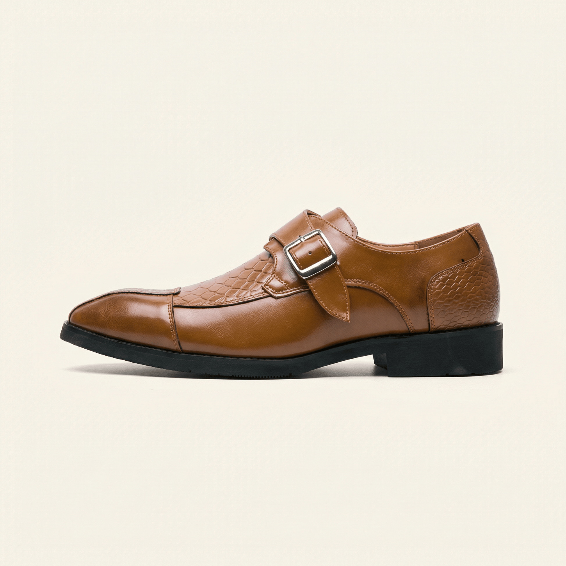 Mocassin Homme Habillé à Boucle Décorative