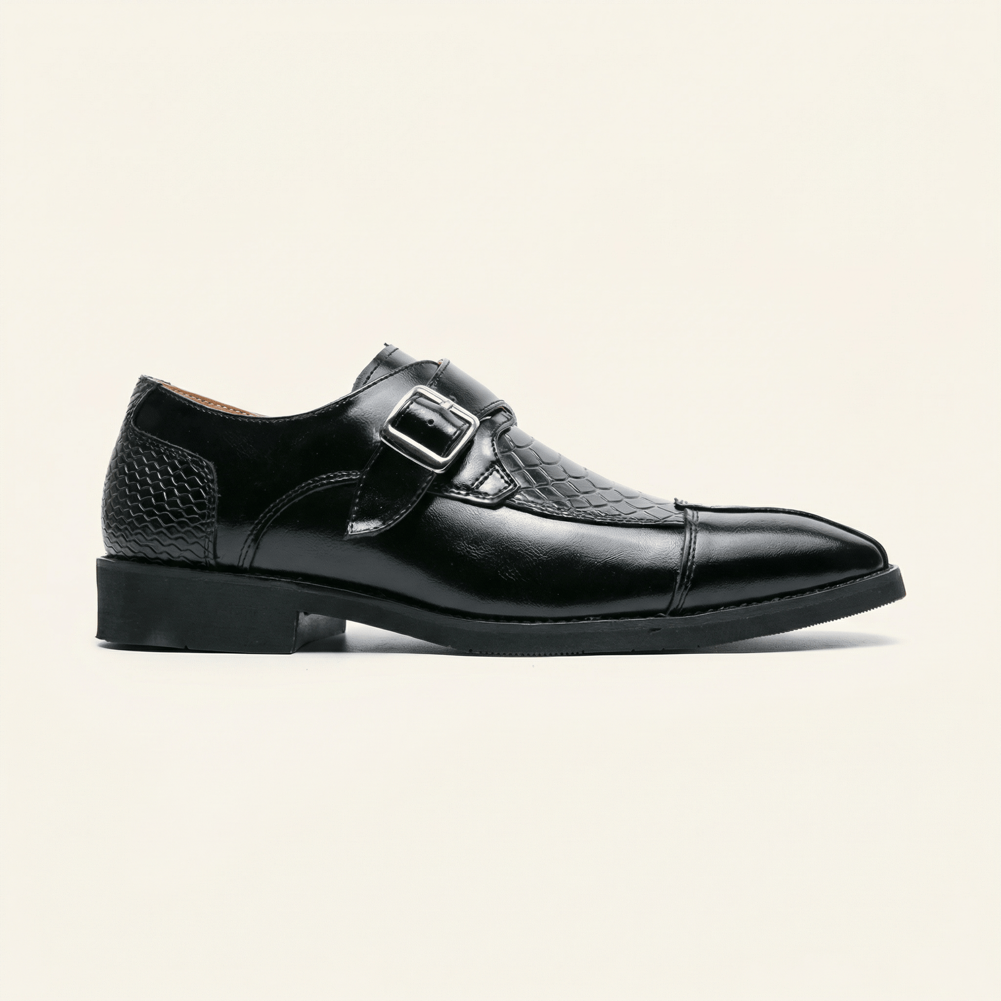 Mocassin Homme Habillé à Boucle Décorative