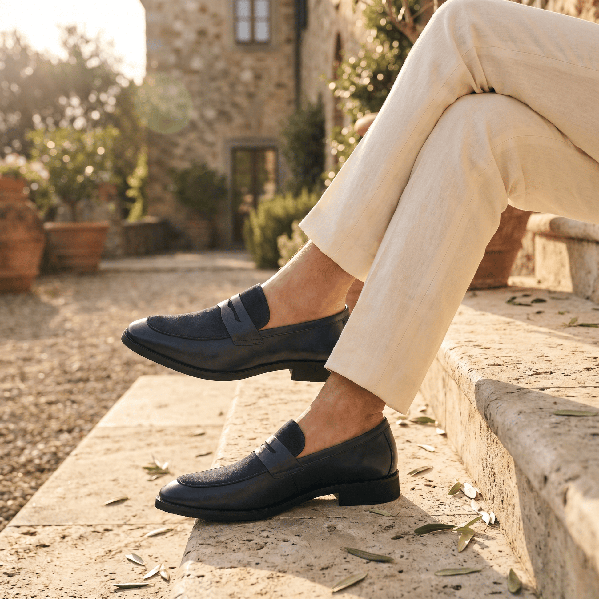 Mocassin Femme Vernis à Mors Doré