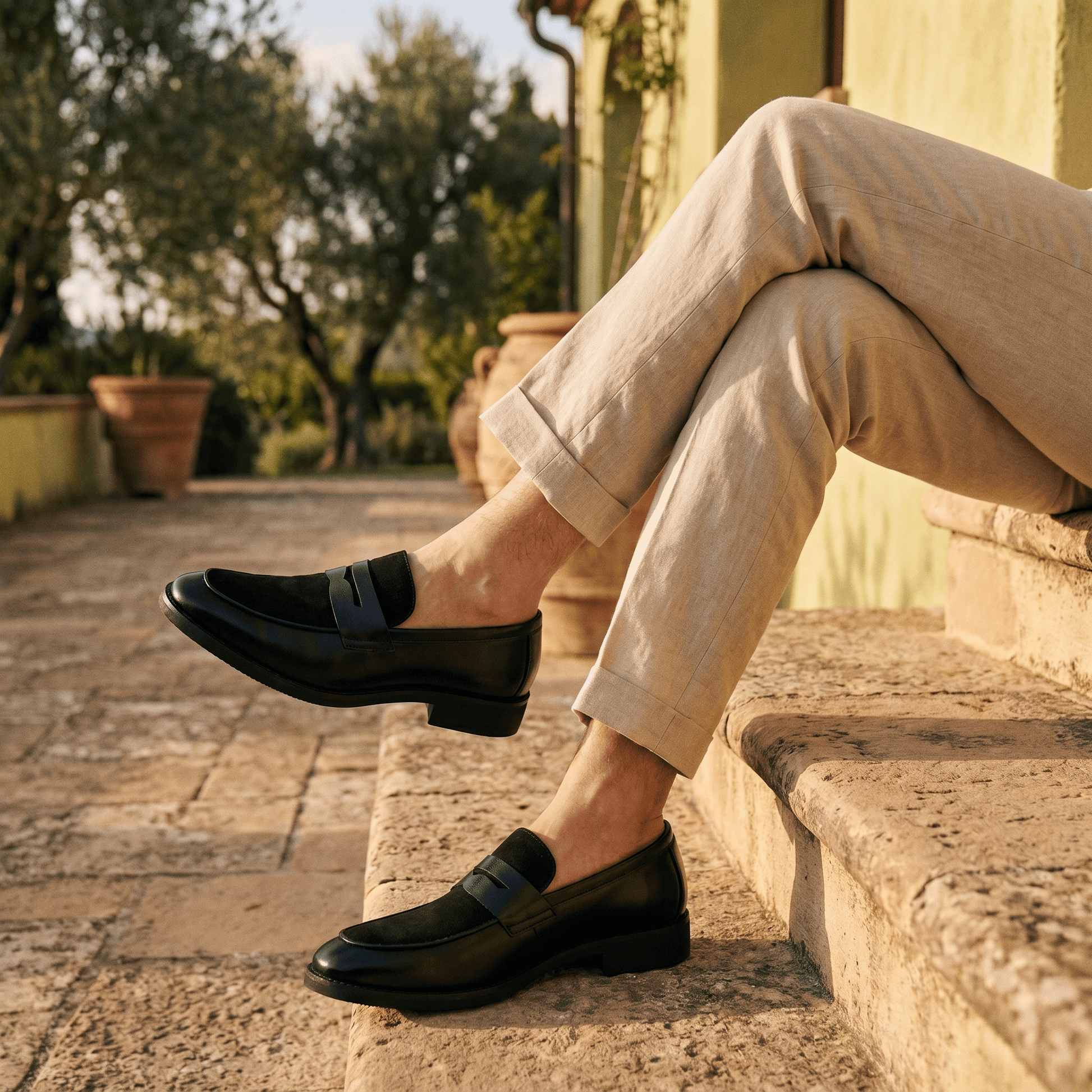 Mocassin Femme Vernis à Mors Doré