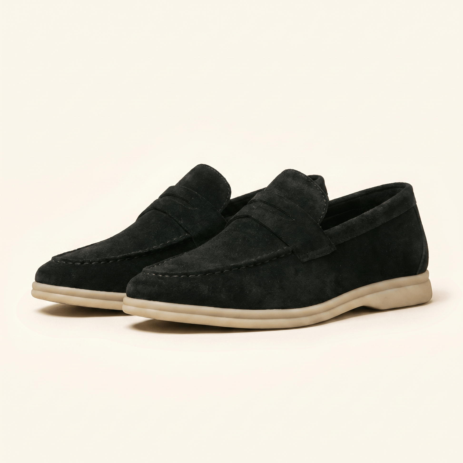 Mocassin Homme Penny Loafer Casual en Suédé