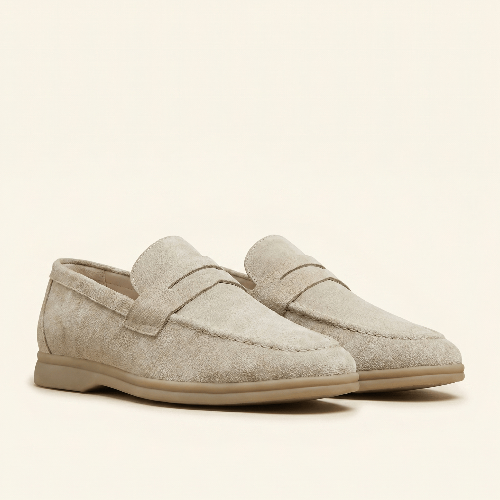 Mocassin Homme Penny Loafer Casual en Suédé