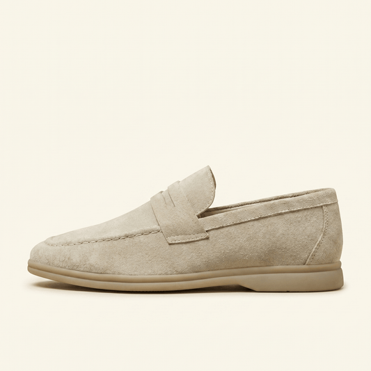 Mocassin Homme Penny Loafer Casual en Suédé